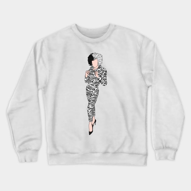 Gigi Goode Crewneck Sweatshirt by doctorbihcraft